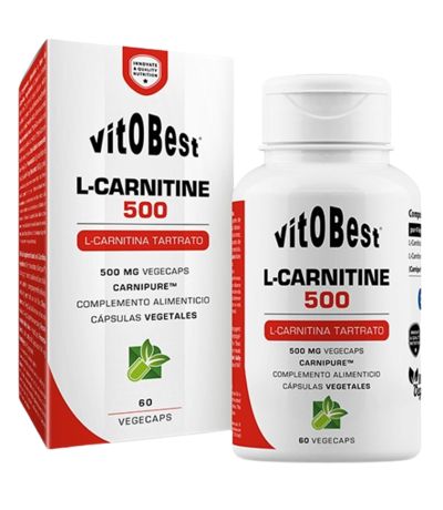 L-Carnitine 500 60caps Vitobest