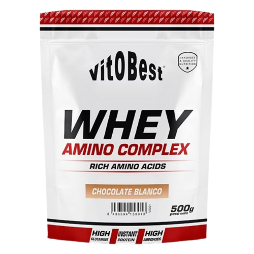 Whey Amino Chocolate Blanco 500gr Vitobest