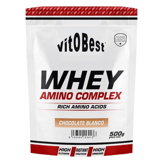 Whey Amino Chocolate Blanco 500gr Vitobest
