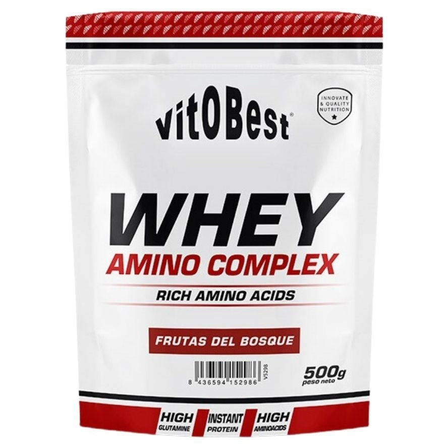 Whey Amino Frutas Bosque 500gr Vitobest