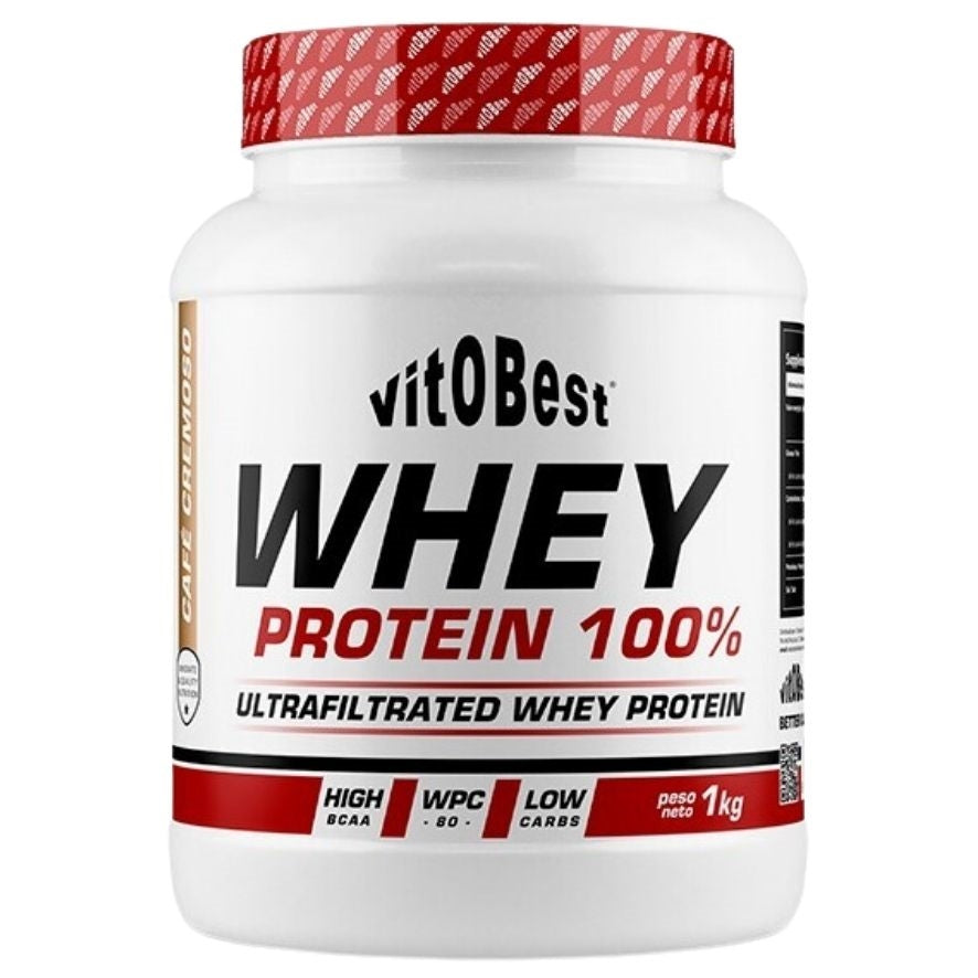 Whey Protein 100% Café 1kg Vitobest