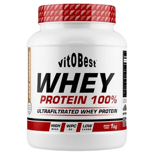 Whey Protein 100% Café 1kg Vitobest