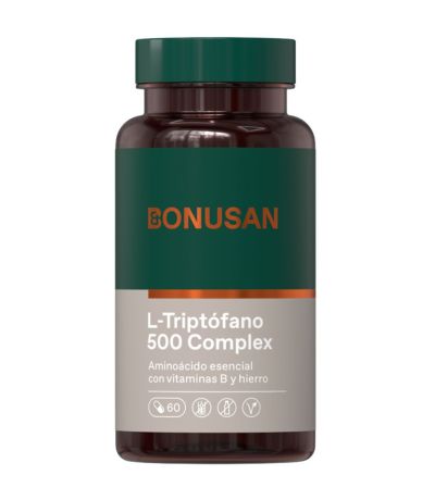 L-Triptofano 500Mg Plus 60caps Bonusan