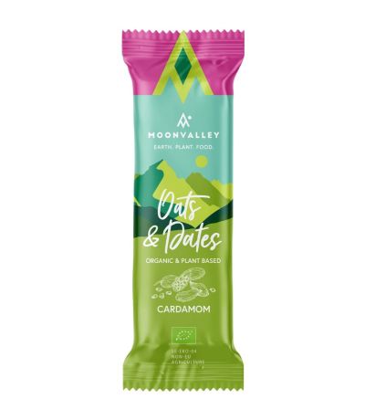 Barritas Avena Dátiles Cardamomo Eco 12x50g Moonvalley