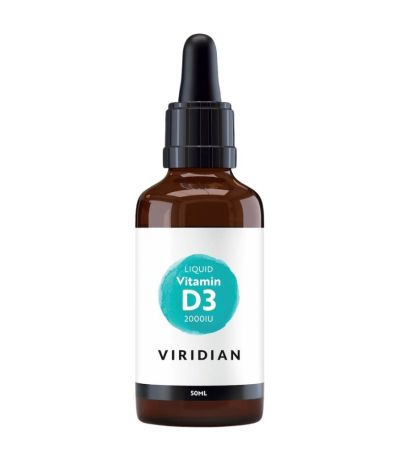 Vitamina D3 Liquida Vegana 2000IU 50ml Viridian