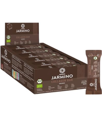 Barrita Colágeno Brownie 12x55g Jarmino